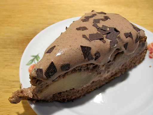 Schokoladen-Birnen-Torte
