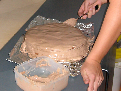 Schokoladen-Birnen-Torte