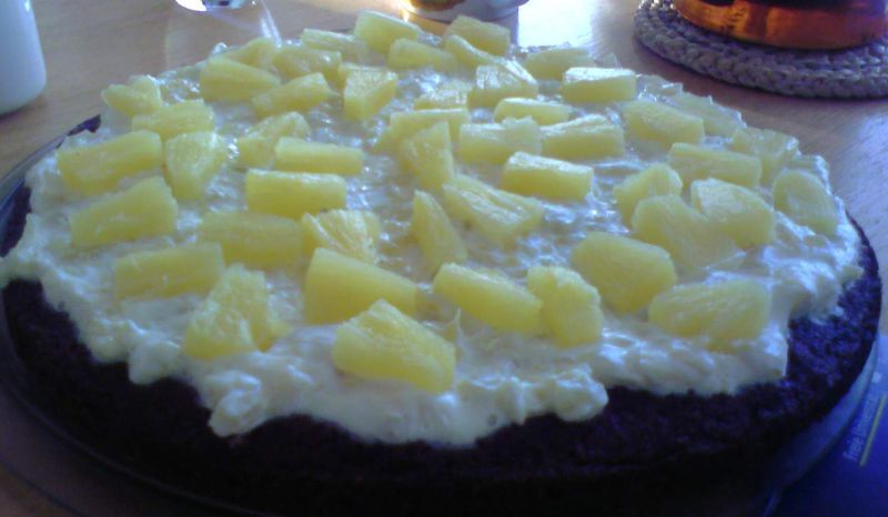 Schoko-Ananas-Kuchen