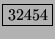 \fbox{32454}