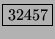 \fbox{32457}