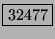 \fbox{32477}
