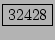 \fbox{32428}