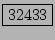 \fbox{32433}