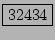 \fbox{32434}