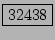 \fbox{32438}