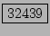 \fbox{32439}