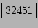 \fbox{32451}