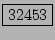 \fbox{32453}