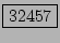 \fbox{32457}