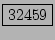 \fbox{32459}