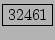 \fbox{32461}