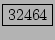 \fbox{32464}