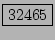 \fbox{32465}