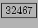 \fbox{32467}