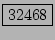 \fbox{32468}