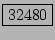 \fbox{32480}