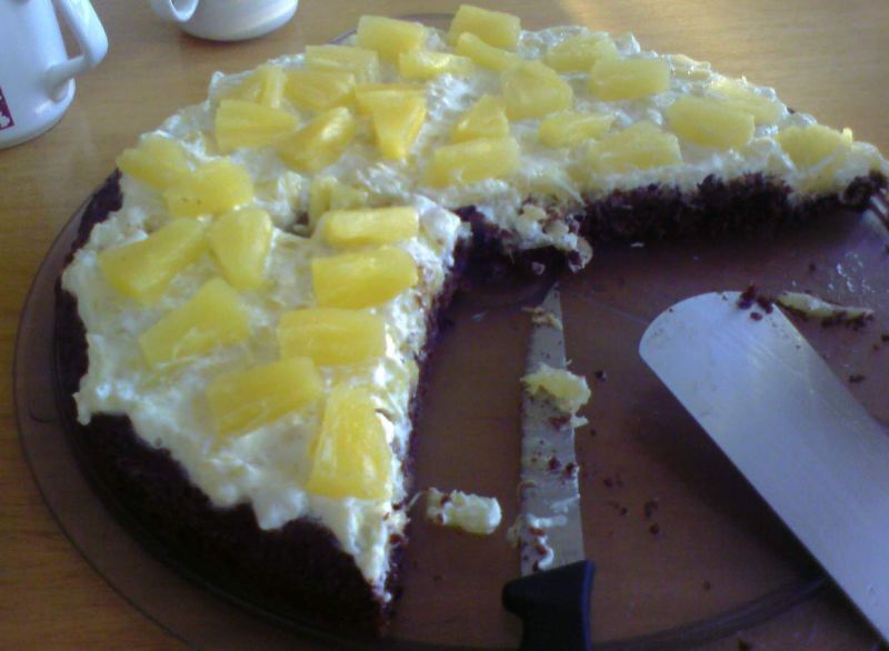 Schoko-Ananas-Kuchen-dreiviertel